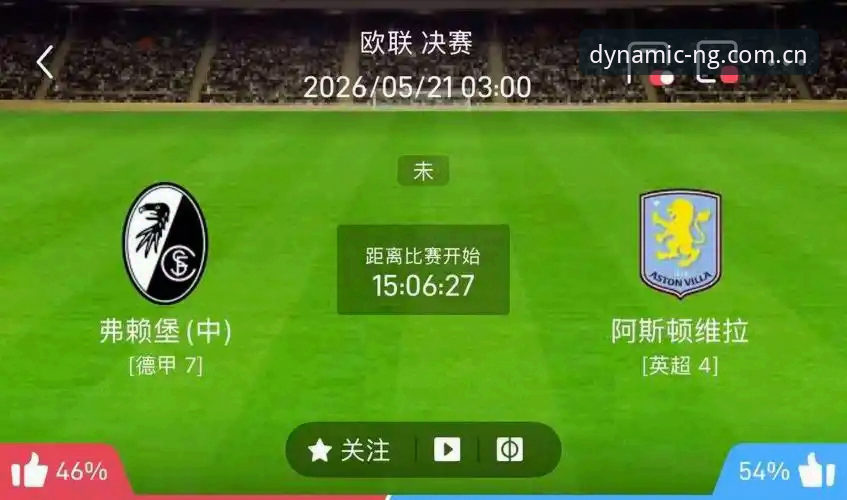 欧联杯决赛3-0大胜 vs 30年冠军荒终结：阿斯顿维拉与弗赖堡的悬殊对比分析